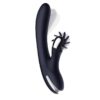 INTOYOU Darkspace Vibrador con Lenguas Rotadoras y Triple Motor Recargable Azul